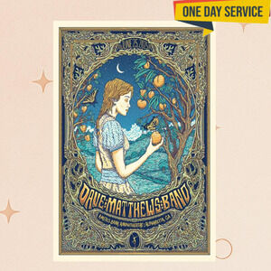 Dave Matthews Band Jun 25 2025 Ameris Bank Amphitheatre Alpharetta Ga Poster